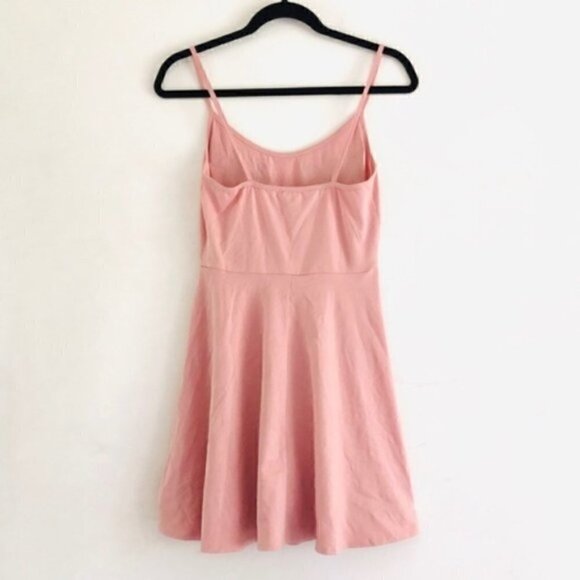 white fawn Dress M NWT Blush Embroidered Rose Skater - Picture 9 of 12